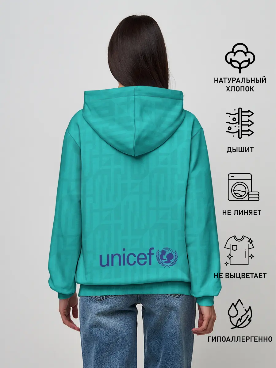 Женское худи / Barcelona third 19-20