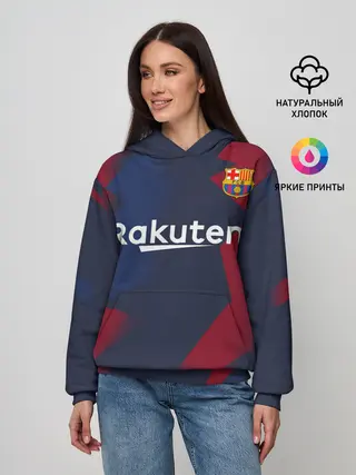 Женское худи / Barcelona PreMatch home