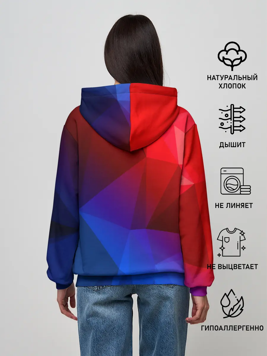 Женское худи / RED&BLUE