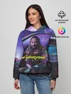 Женское худи / CYBERPUNK 2077 - КИАНУ