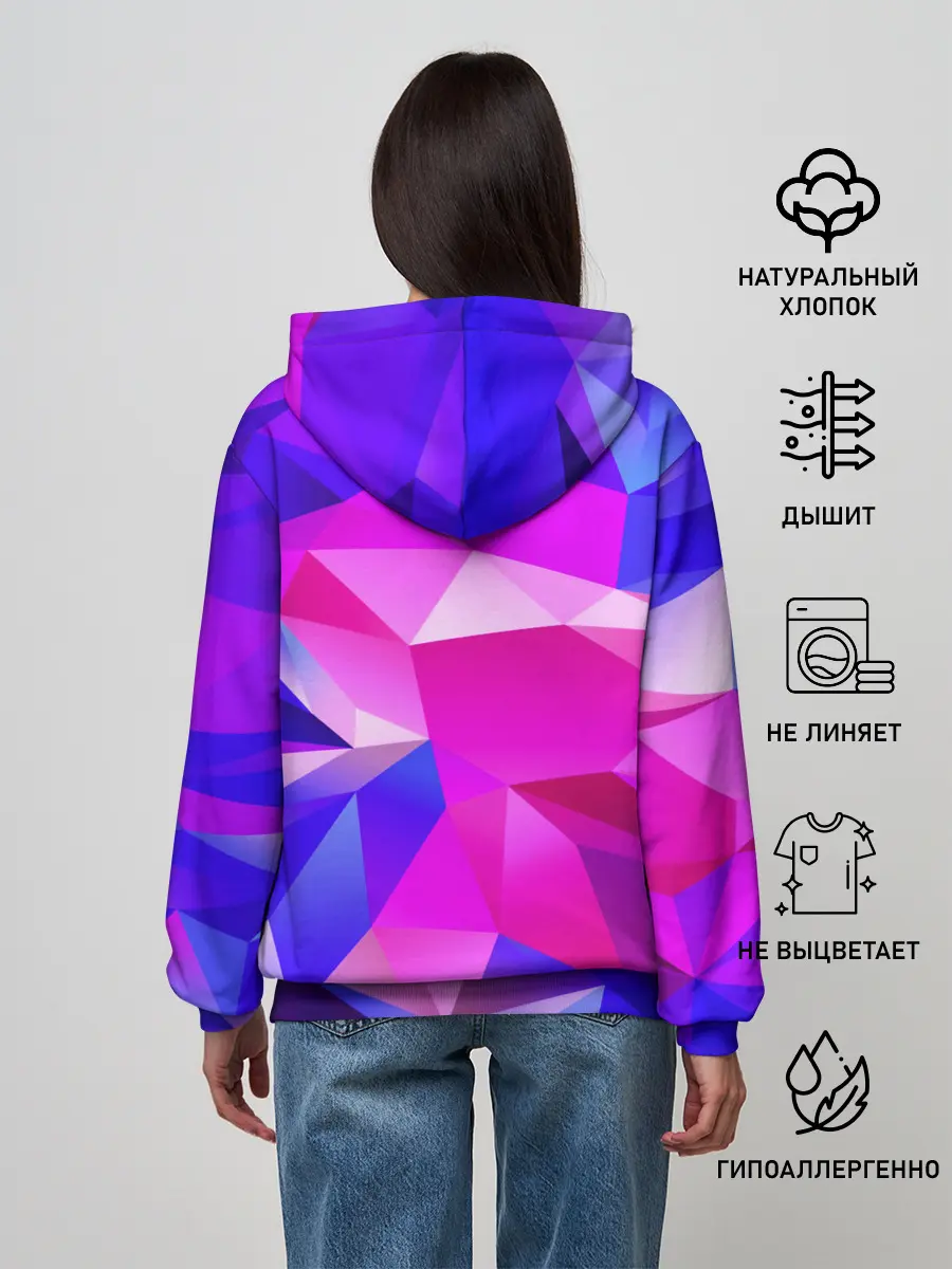 Женское худи / NEON POLYGON