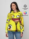 Женское худи / ЖЕЛТЫЕ СМАЙЛИКИ