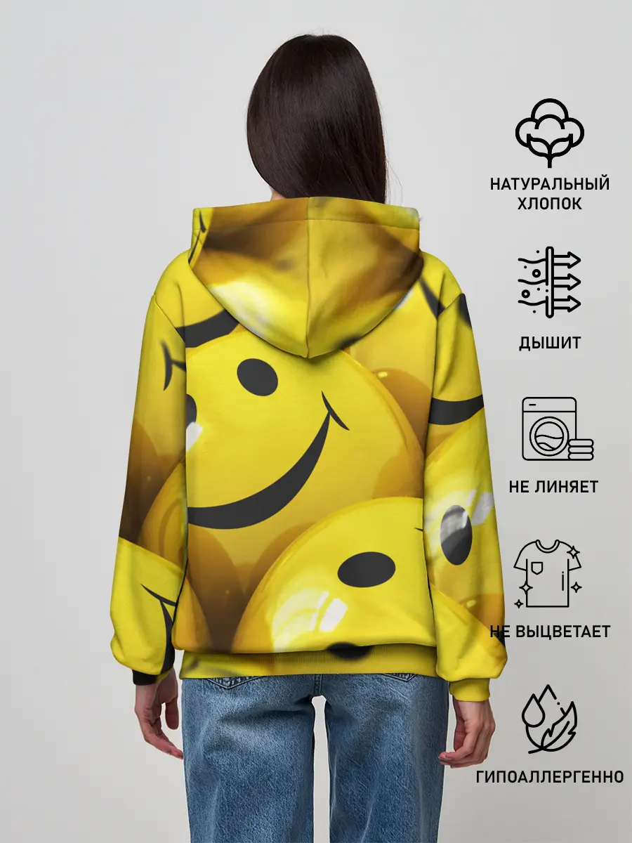Женское худи / YELLOW SMILE