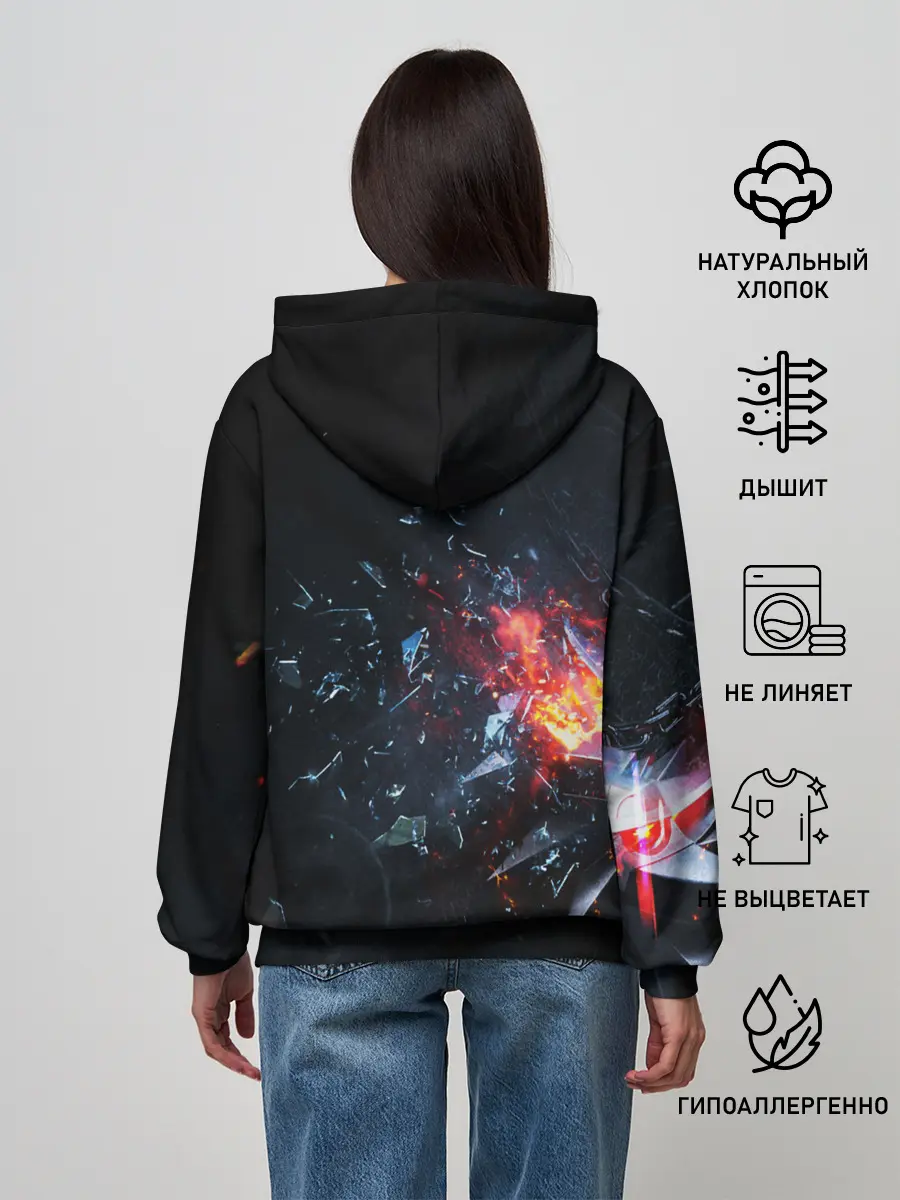 Женское худи / МЕДАЛЬОН ВЕДЬМАКА