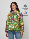 Женское худи / Plants vs Zombies