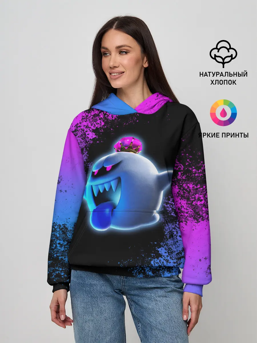 Женское худи / Luigis Mansion