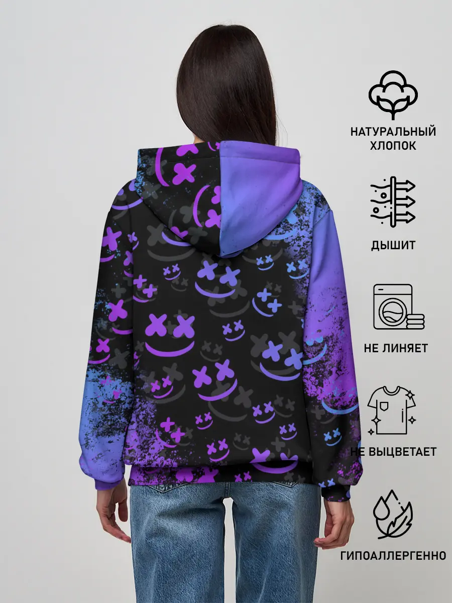 Женское худи / Marshmello