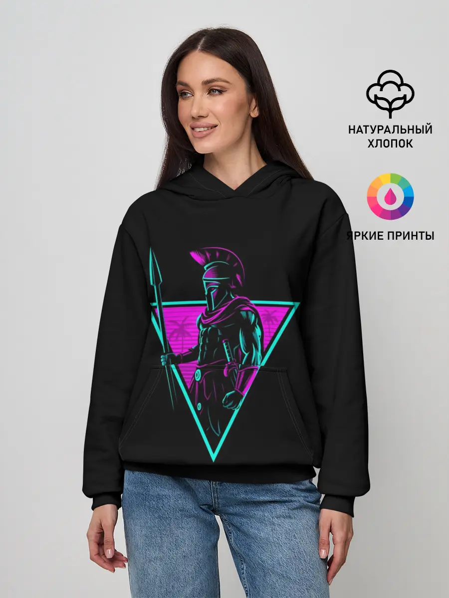 Женское худи / Spartan Retro Neon