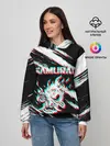 Женское худи / Samurai | Glitch.