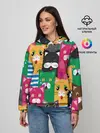 Женское худи / Голодные котики.