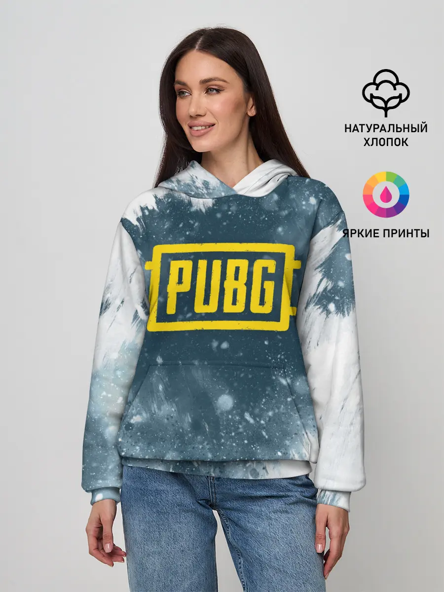 Женское худи / PUBG BW