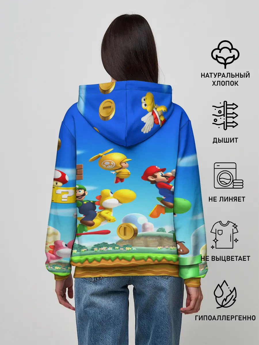Женское худи / Марио