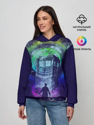 Женское худи / Доктор Кто
