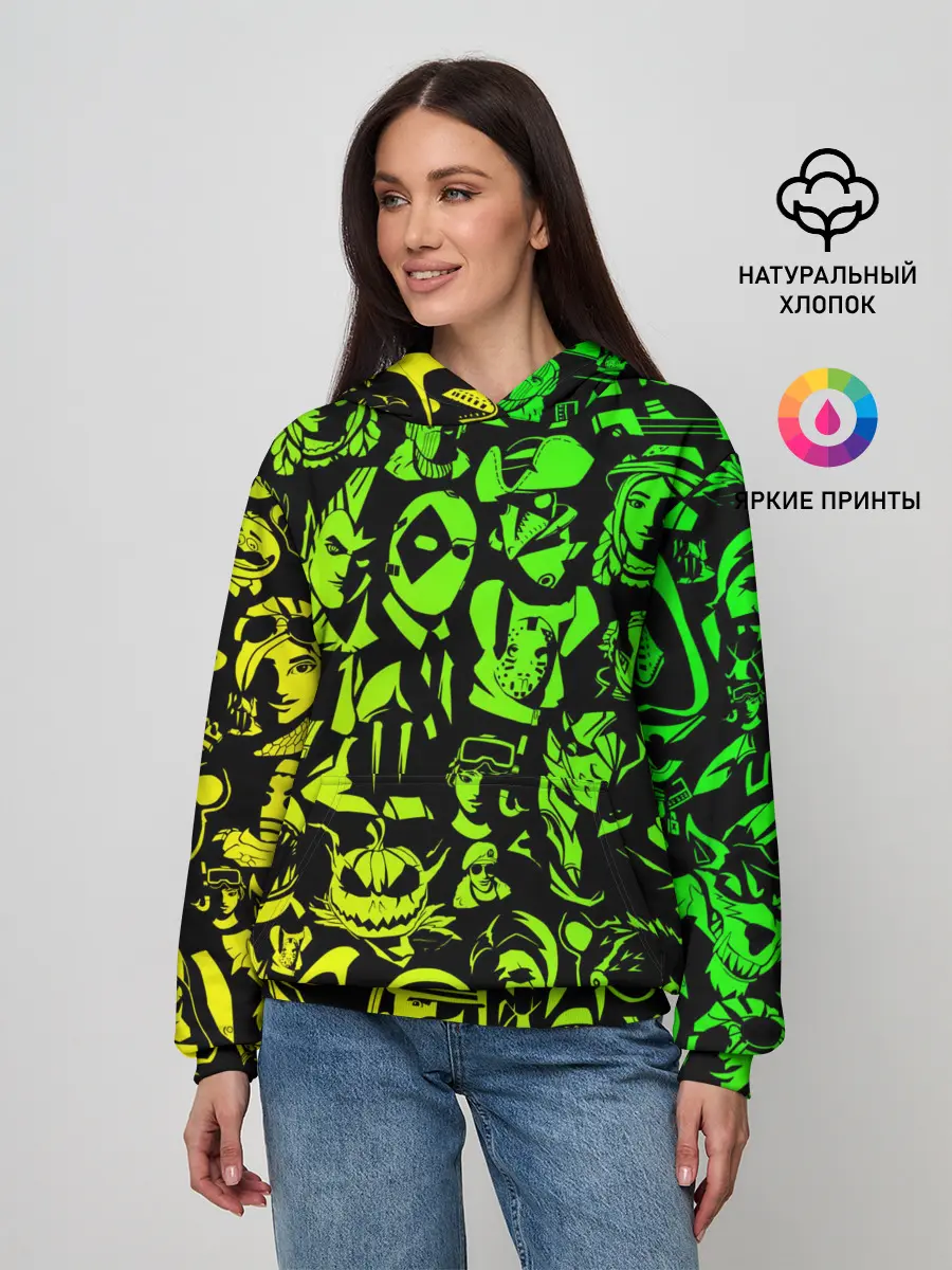 Женское худи / ПЕРСОНАЖИ FORTNITE