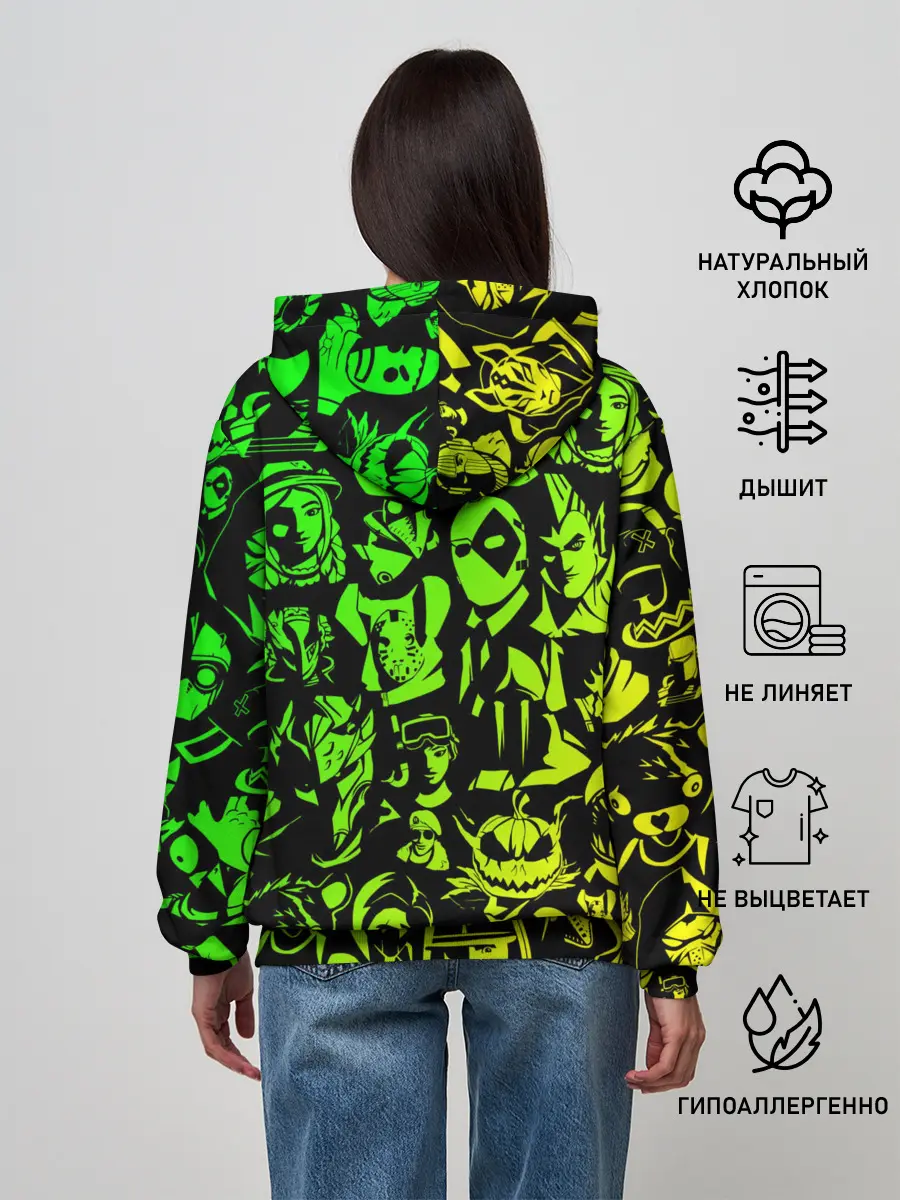 Женское худи / ПЕРСОНАЖИ FORTNITE