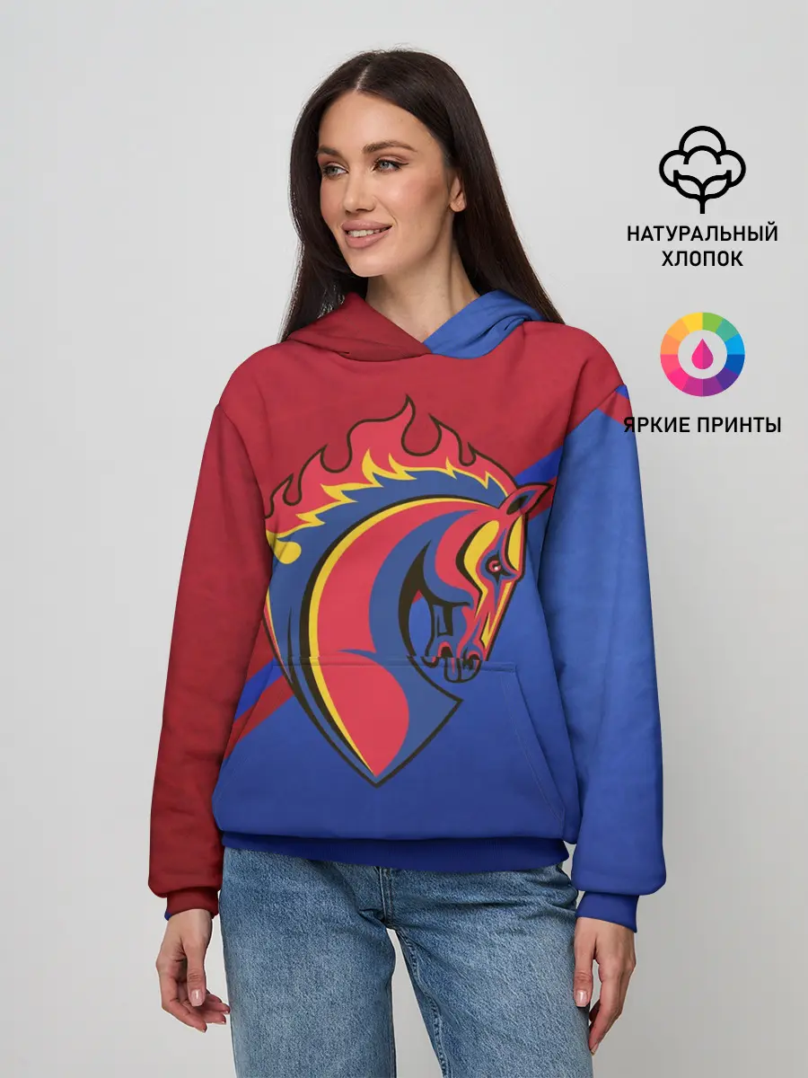 Женское худи / Конь!