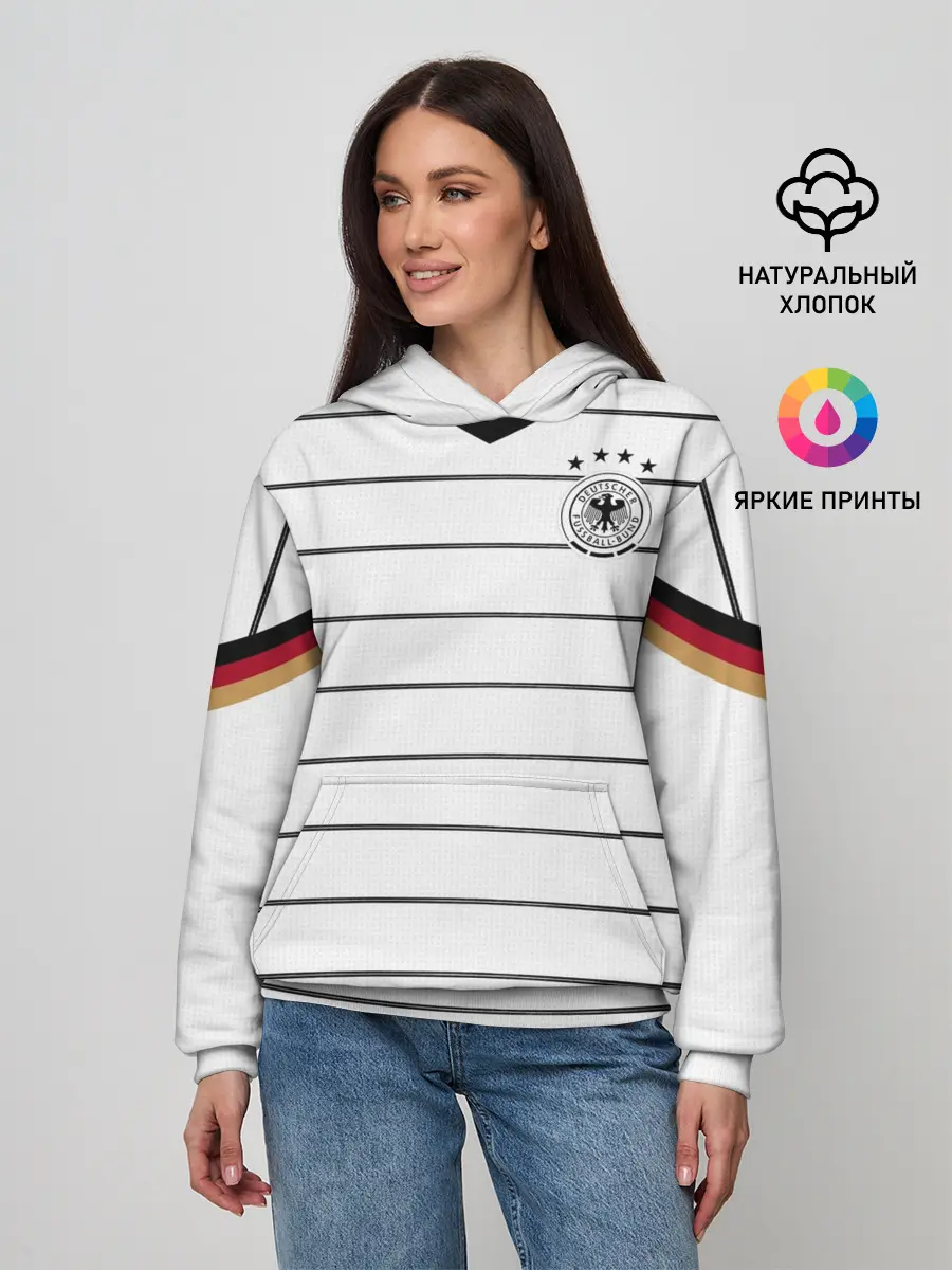 Женское худи / Germany home 2020 EURO