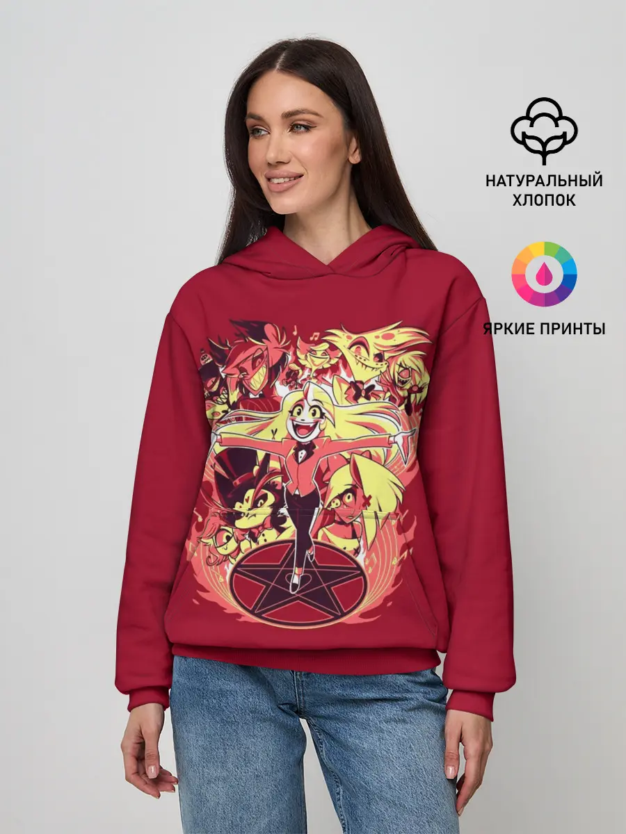 Женское худи / Hazbin Hotel