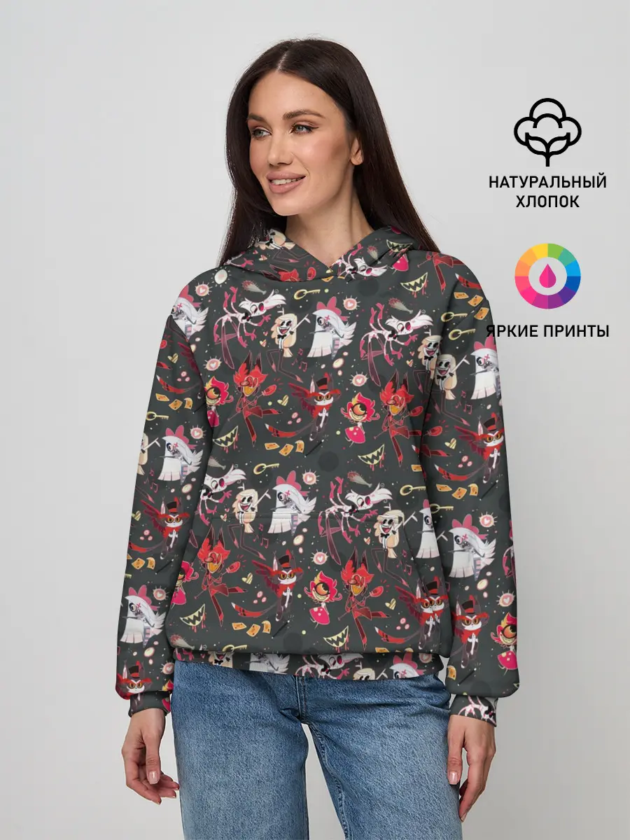 Женское худи / Hazbin Hotel