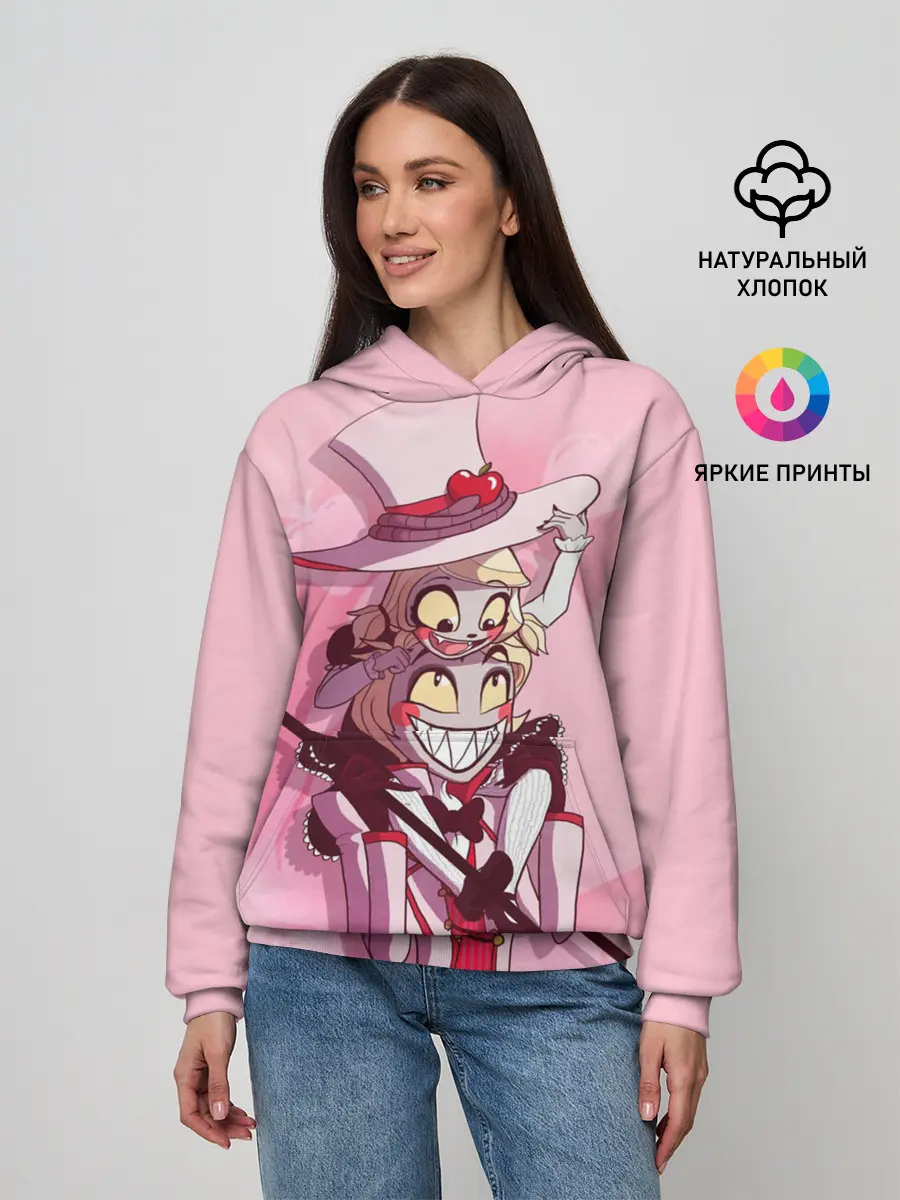 Женское худи / Отель хазбин