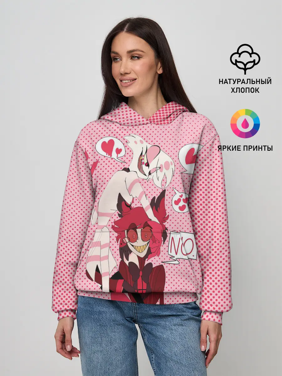 Женское худи / Hazbin Hotel