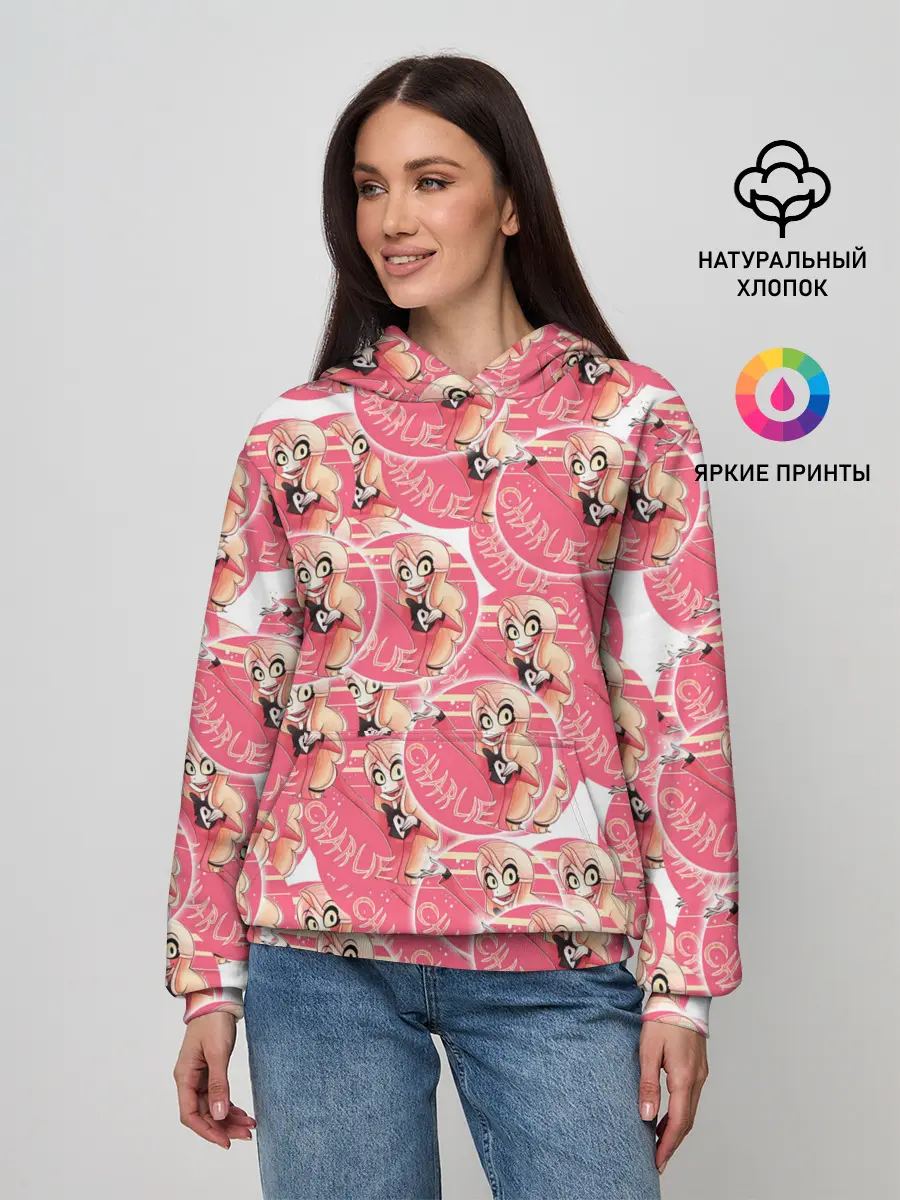 Женское худи / Отель хазбин