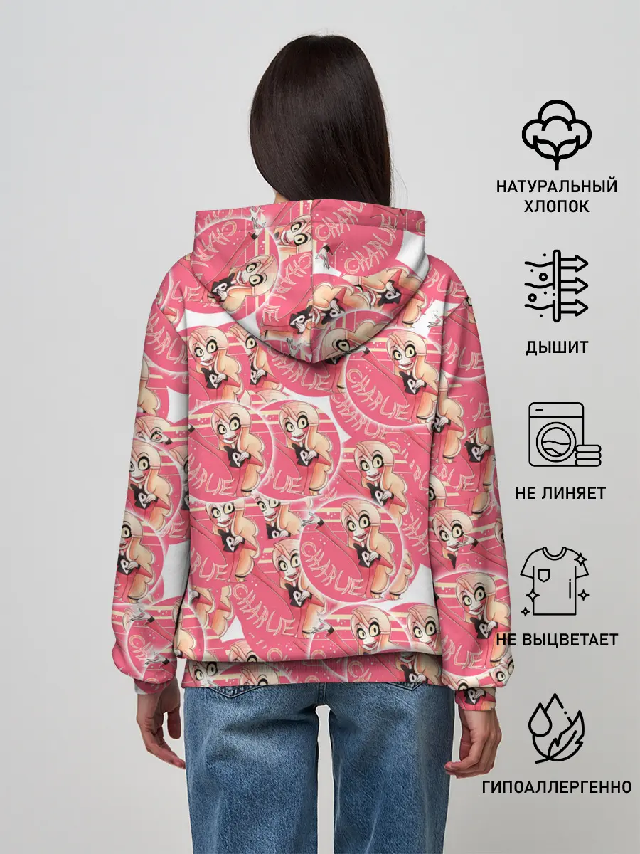 Женское худи / Отель хазбин