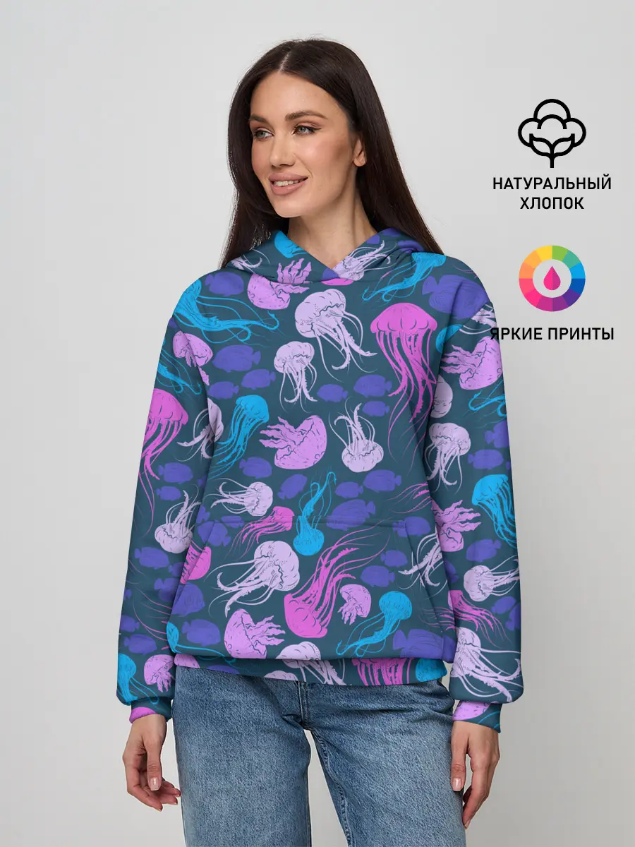 Женское худи / Медузы