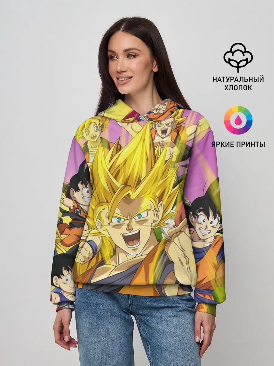 Женское худи / Все герои Драгонболл