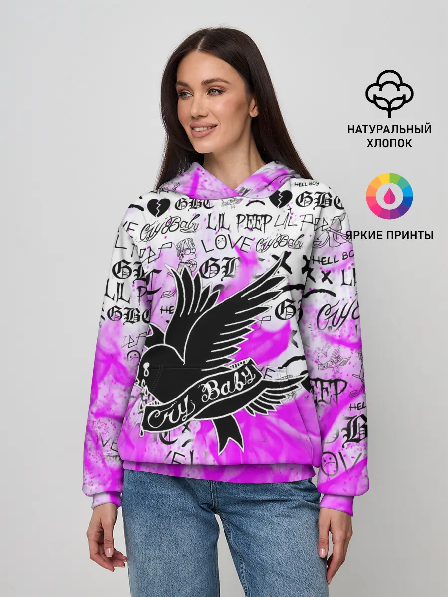 Женское худи / CRY BABY LIL PEEP