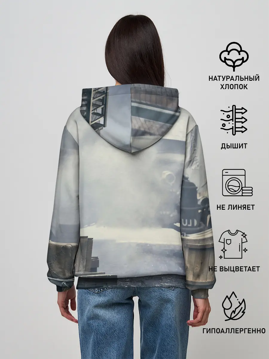 Женское худи / Острые козырьки