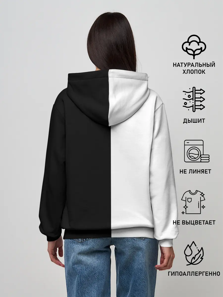 Женское худи / ДВА КОТА КУВЫРКАЮТСЯ.