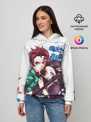 Женское худи / Клинок рассекающий демонов