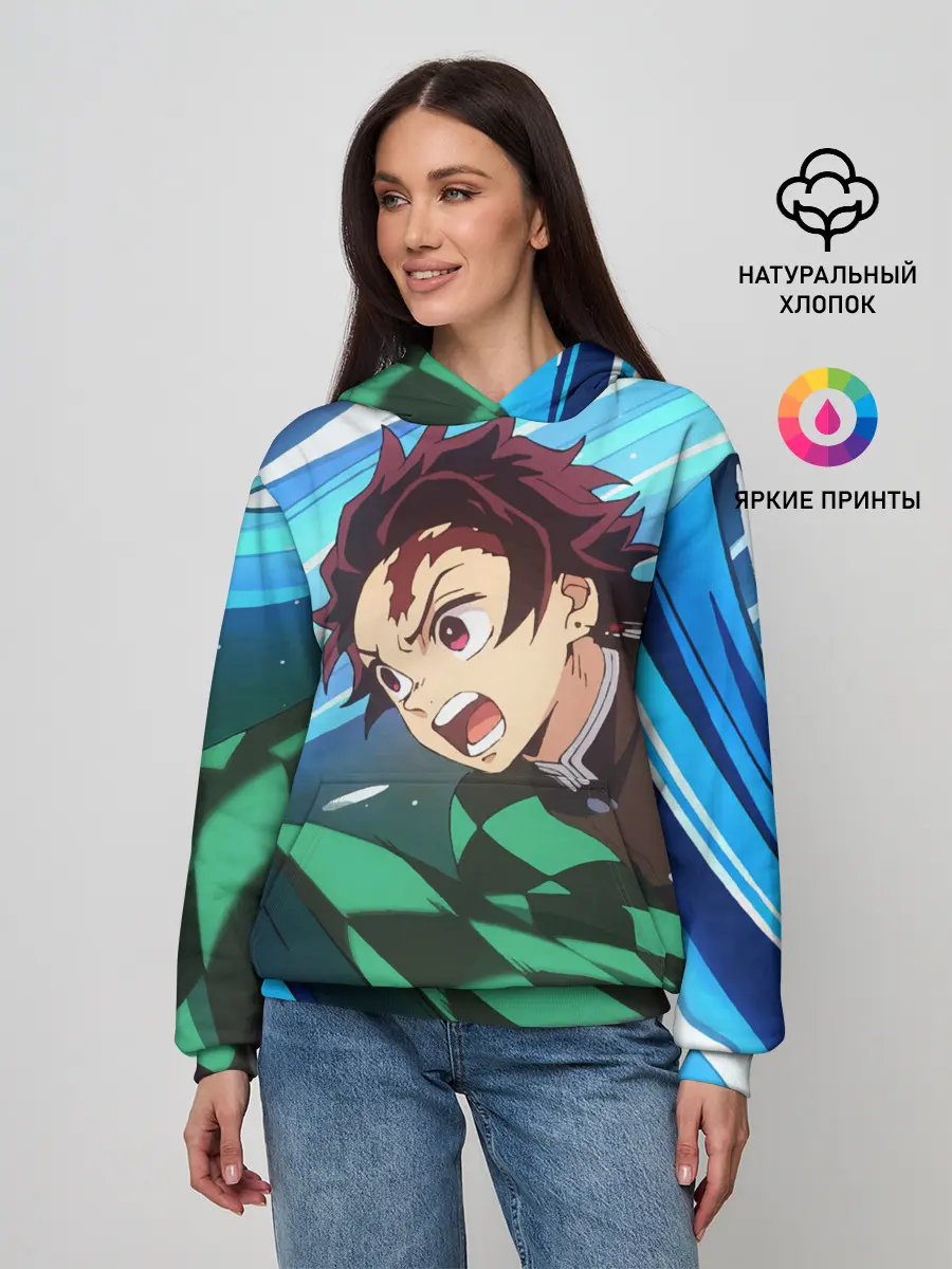 Женское худи / Клинок рассекающий демонов