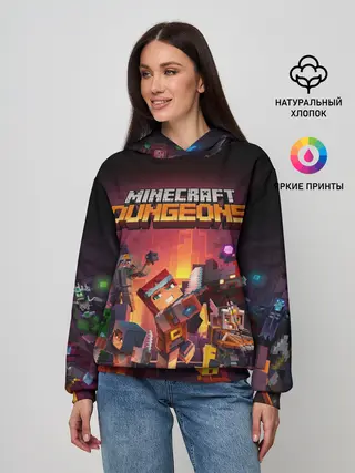 Женское худи / Minecraft Dungeons