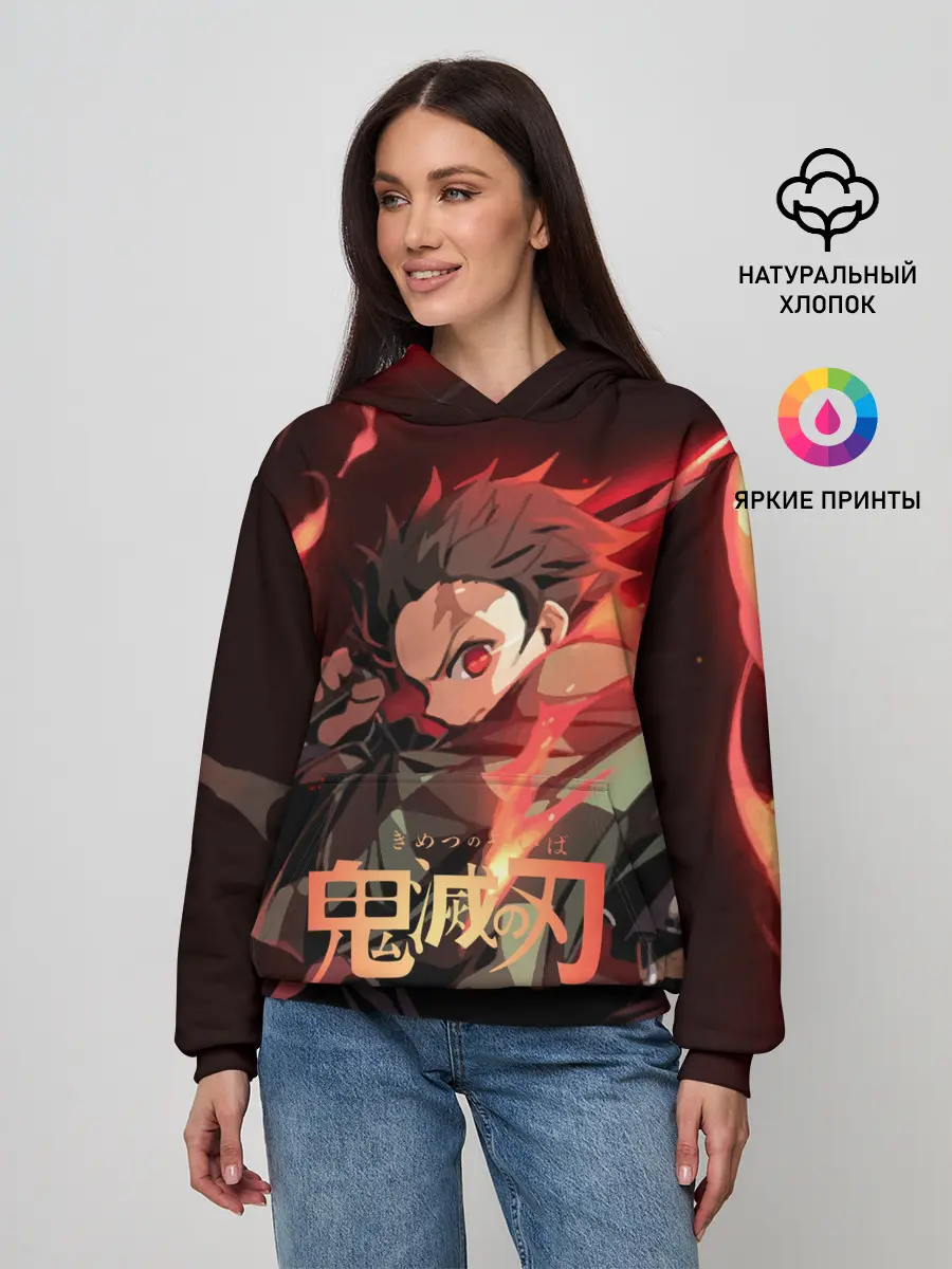 Женское худи / Клинок рассекающий демонов