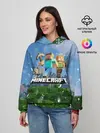 Женское худи / Minecraft / Майнкрафт