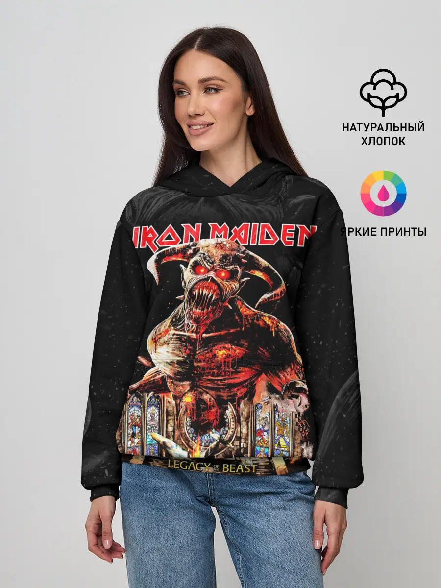Женское худи / Iron Maiden