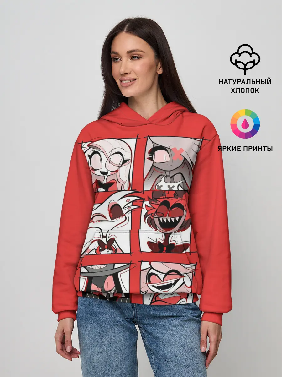 Женское худи / Hazbin Hotel