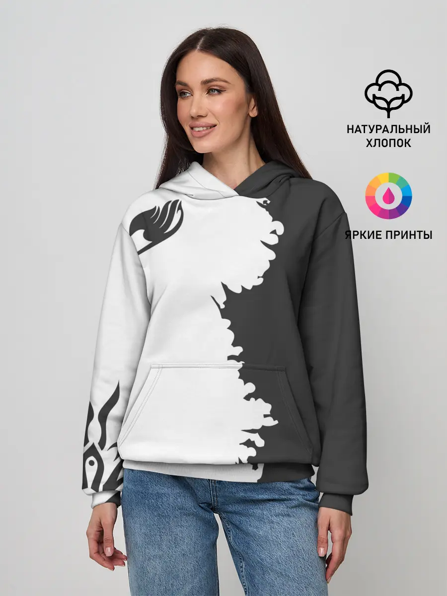 Женское худи / абстракция Фейри Тейл