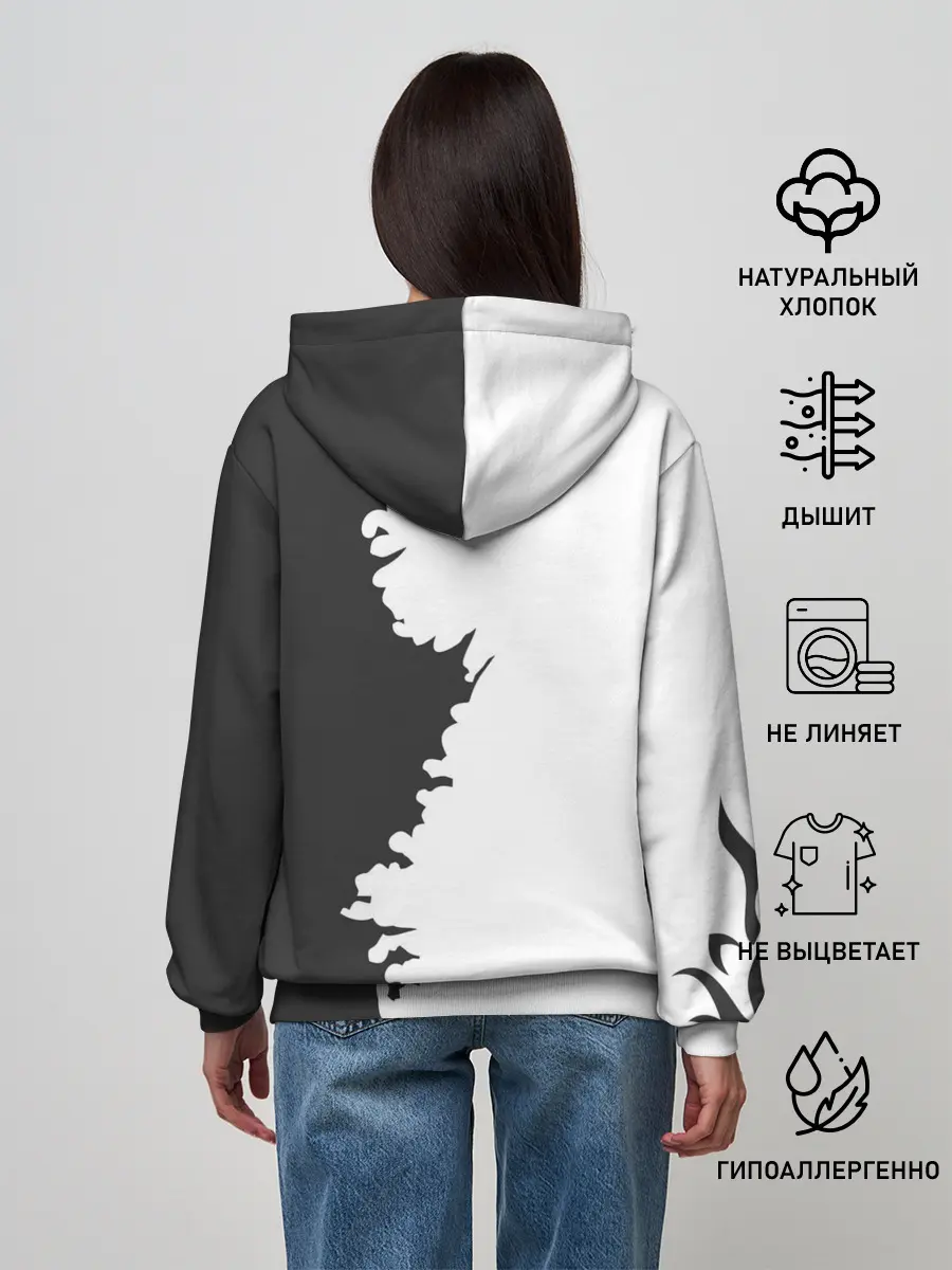 Женское худи / абстракция Фейри Тейл