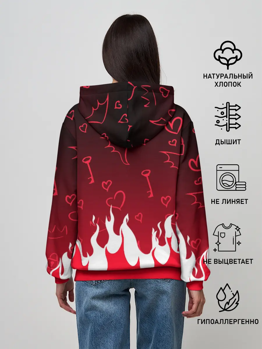 Женское худи / ОТЕЛЬ ХАЗБИН ЧАРЛИ