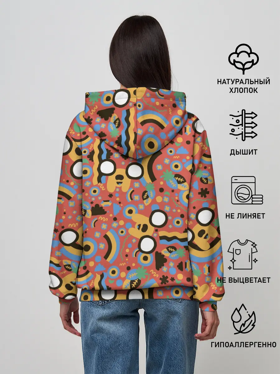 Женское худи / Время приключений Jake