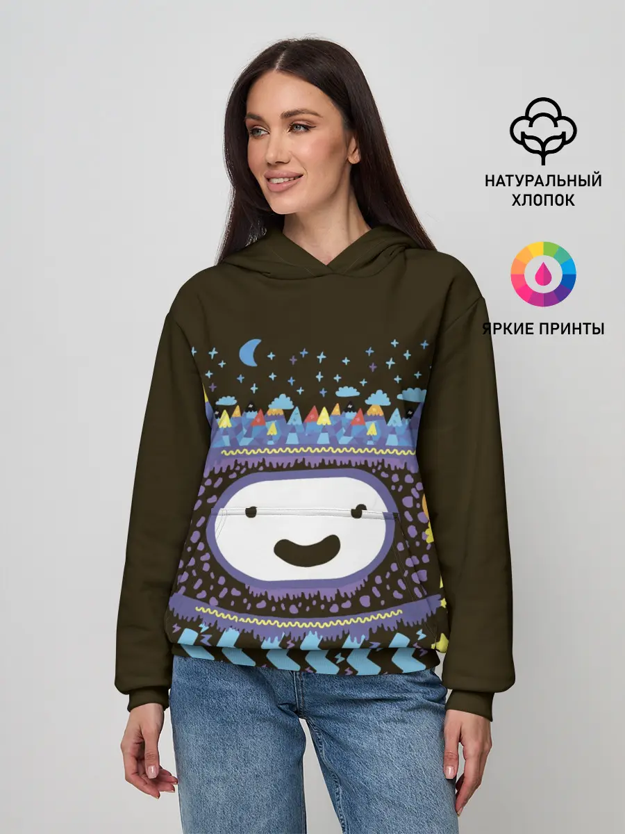 Женское худи / Время приключений Snow