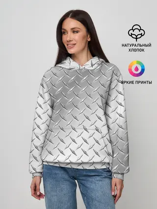 Женское худи / Рифлёный металл