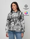 Женское худи / МНОГО ЧЕРНО-БЕЛЫХ АНИМЕ ДЕВОЧЕК
