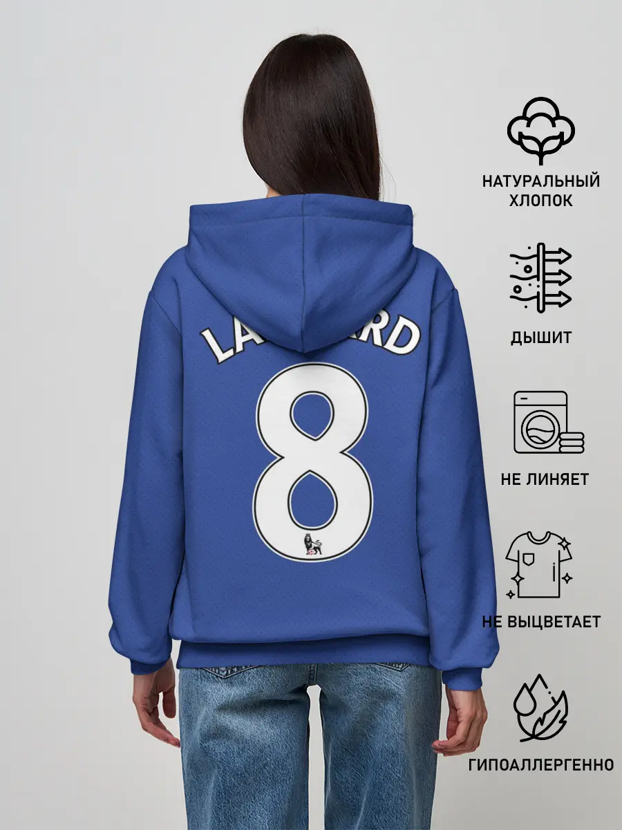 Женское худи / Фрэнк Лэмпард Челси Ретро