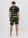 Мужской костюм с шортами / American Flag Camo