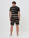 Мужской костюм с шортами / American Flag Camo