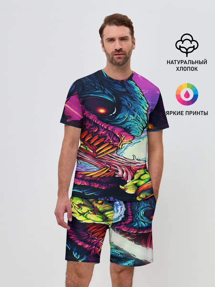 Мужской костюм с шортами / CS GO